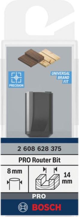 Actual product image Bosch Professional Zubehör Groove cutter, 8 mm, D1 14 mm, L 20 mm, G 51 mm