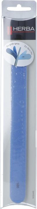 Produktbild Herba Nagelfeile 6 Schichten 100/180 Körnung hell-/dunkelblau