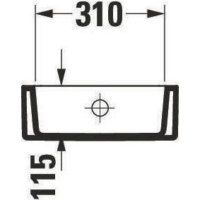 Thumbnail - Duravit, WC Deckel, Spülkasten VIU 375x130mm Anschluss links verdeckt weiss