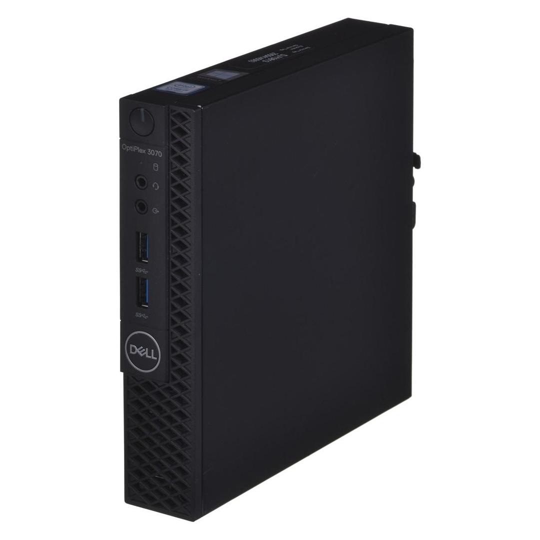 Dell OptiPlex 3070 Tiny i3-9100T 8GB 256GB SSD mSFF Win11pro Gebraucht (256 GB, 8 GB), PC, Schwarz