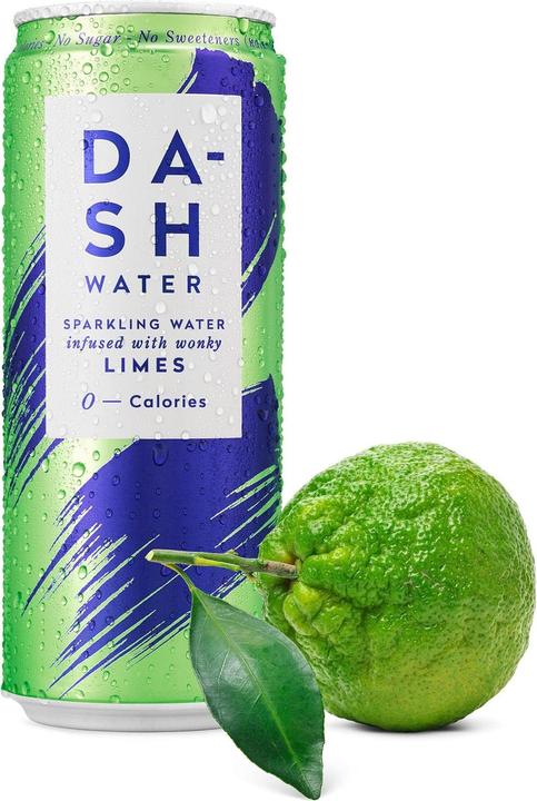 Image du produit Dash Water Eau pétillante au citron vert (12 x 33 cl)