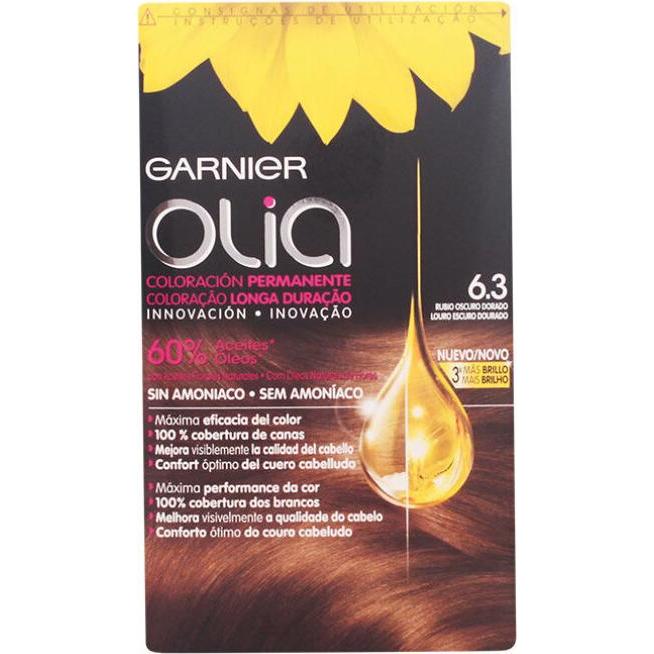 Thumbnail - Garnier, Haarfarbe, OLIA Coloración Permanente #6,3 Rubio Oscuro Dorado 4 pz (#6,3 Rubio Oscuro Dorado 4 pz)