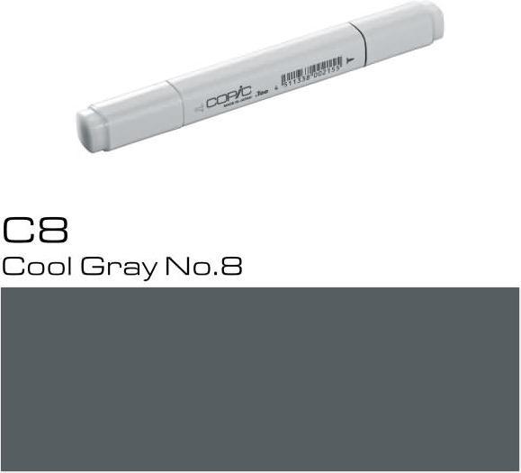 Image du produit Copic Marqueur graphique Classic Type C - 8 (C-8 - Cool Gray No.8, 1 x)