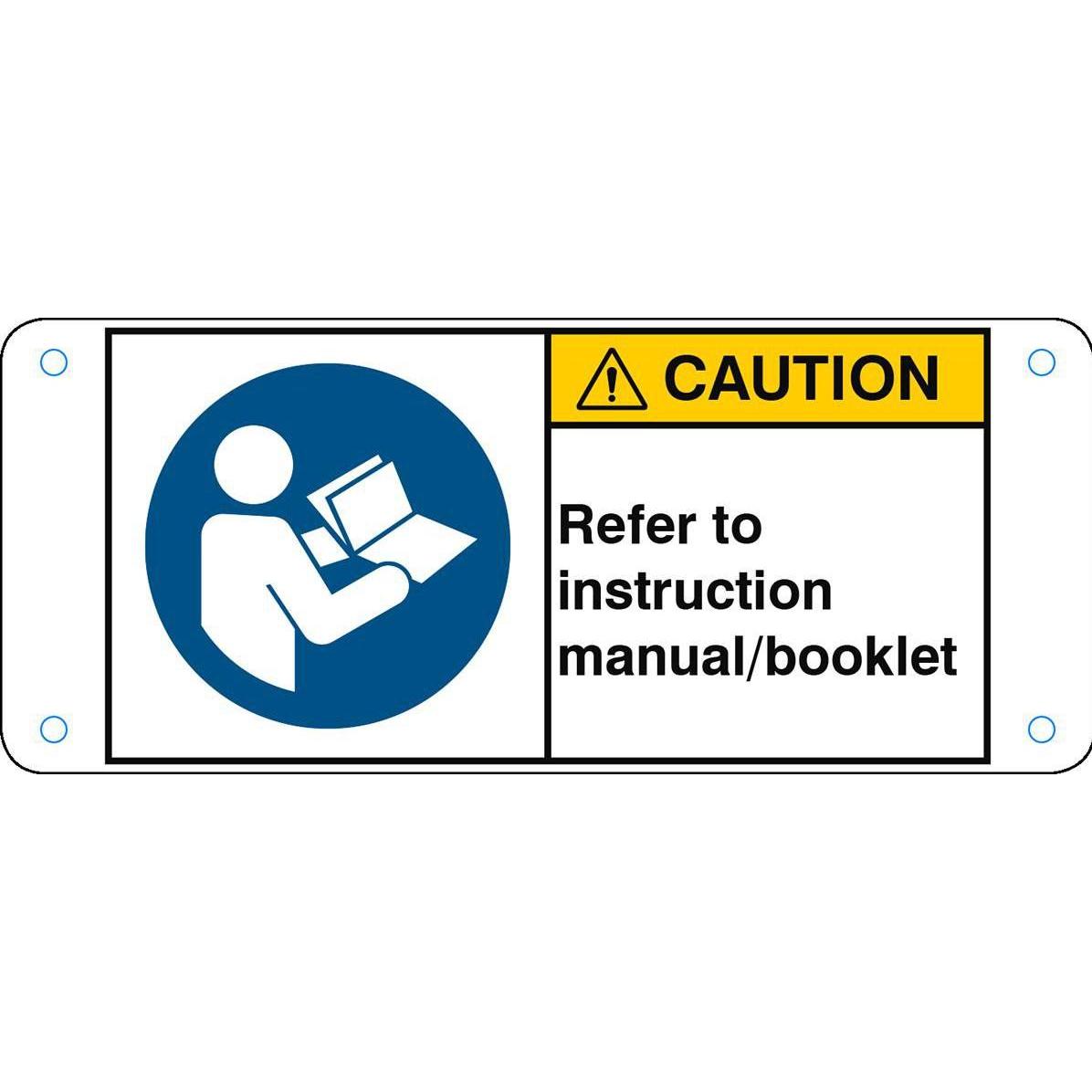 Brady, Etiketten, ISO Safety Sign - Refer to