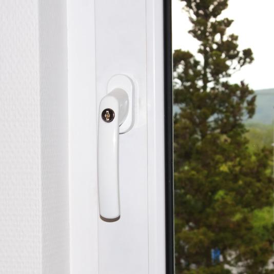 Actual product image Abus Window handle FG200 white