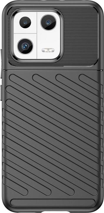 Immagine prodotto Hurtel Thunder Case cover per Xiaomi 13 Custodia in silicone armato nero (Xiaomi 13)