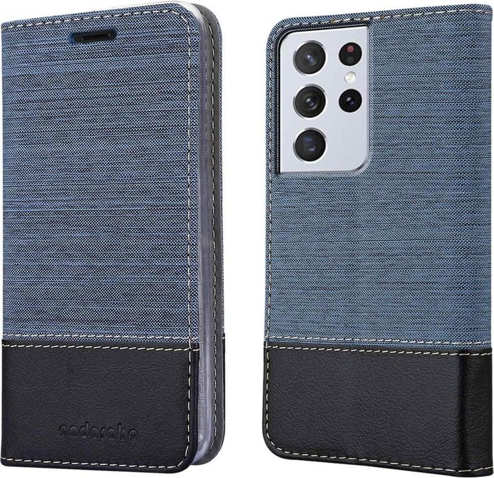Actual product image Cadorabo Jeans Book Cover (Samsung Galaxy S22 Ultra)