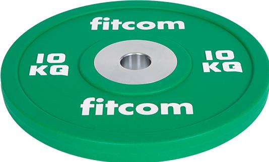 Actual product image Fitcom Competition Bumper Plates (1 x 10 kg)