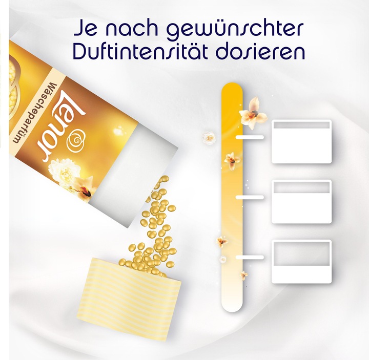 Actual product image Lenor Goldene Orchidee (15 Washing cycles, Pearls)
