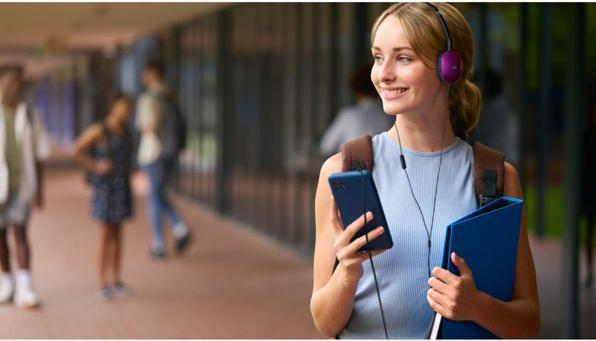 Produktbild JVC HA-S160M-VU violett (Keine Geräuschunterdrückung, Kabelgebunden)