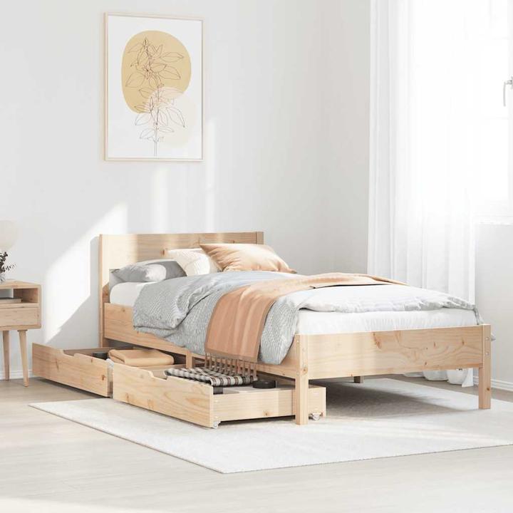 Actual product image VidaXL Bed without mattress (120 x 200 cm)