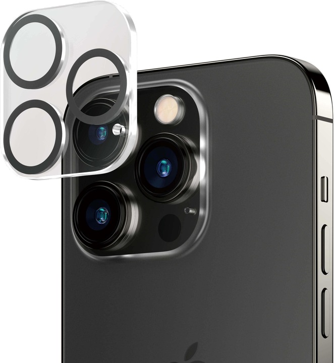Productafbeelding PanzerGlass Camerabeveiliging iP 6,1/6,7 inch Pro 2022 (1 Stuk, Apple iPhone 14 Pro Max, Apple iPhone 14 Pro)
