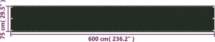 Image du produit vidaXL Balkonschirm (75 cm)