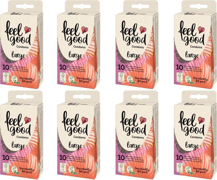 Produktbild Feelgood Condoms Kondome Large 8 x 10 Stück (10 Stk.)