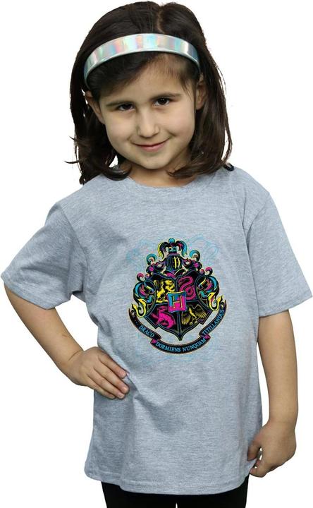 Produktbild Neon Hogwarts Crest TShirt Mädchen (128)