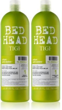 Tigi Bed Head Urban Antidotes Re-energize Shampoo & Conditioner for Normal Hair