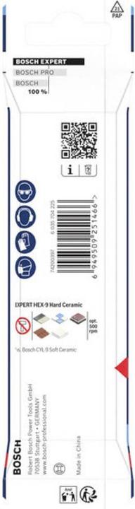 Produktbild Bosch Professional Zubehör EXPERT HEX-9 Hard Ceramic Bohrer-Set, 5/6/8 mm, 3-tlg. (5 Millimeter, 6 Millimeter, 8 Millimeter)