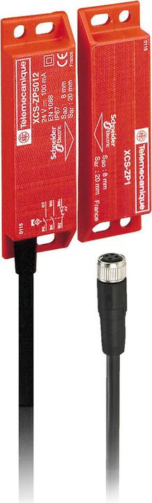 Produktbild TE Sensors Non-contact safety switch,1NO/1NC,M12