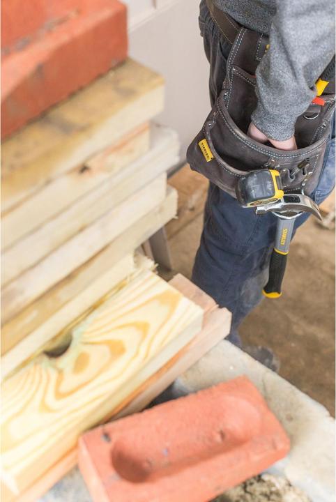 Productafbeelding Black & Decker Stanley Lederen Hamer En Spijker Tas