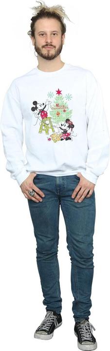 Immagine prodotto Disney Mickey And Minnie Christmas Tree Felpa Uomo (M)