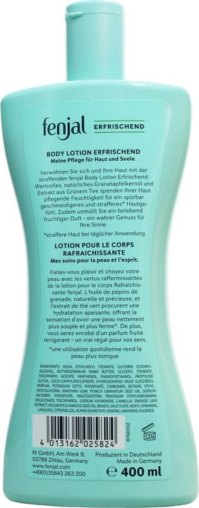 Fenjal Body Lotion Erfrischend (Körpercreme, 400 ml)