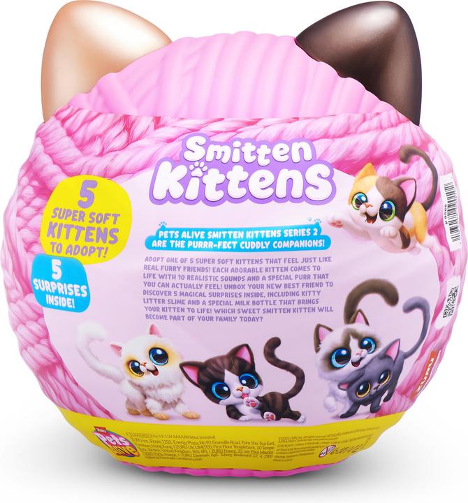 Actual product image Zuru Pets Alive - Smitten Kittens S2, sort. (20.50 cm)