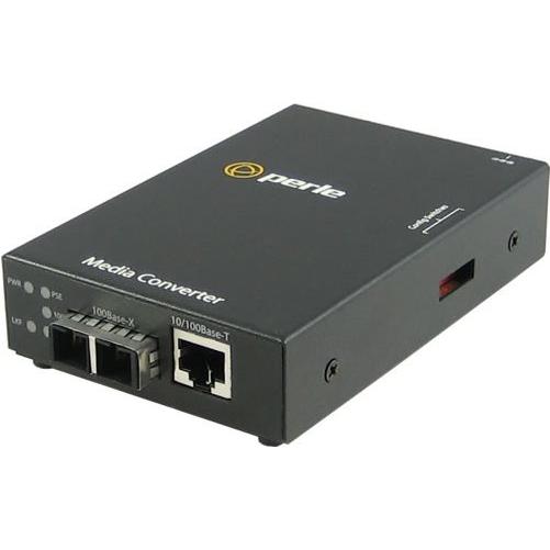 Perle Medien Konverter 10/100 POE RJ45/SC Indust. Temperatur (Media Konverter), Netzwerk Zubehör