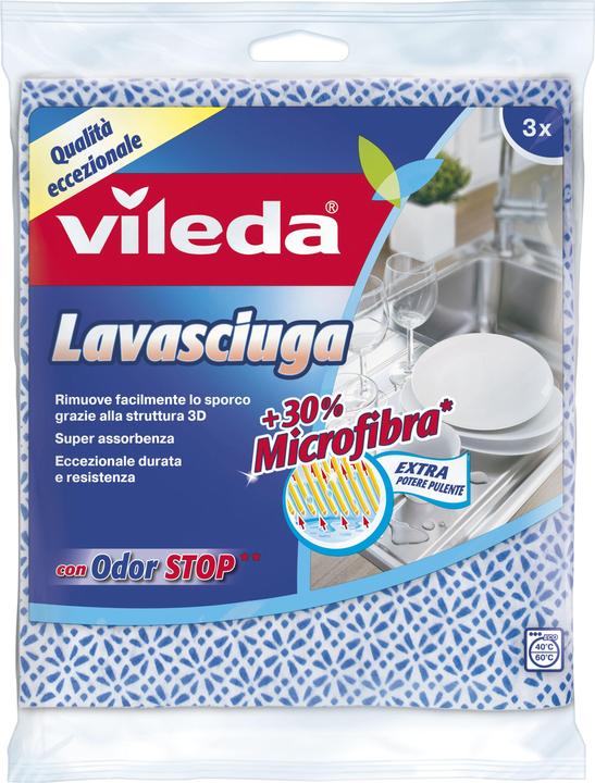 Actual product image Vileda Multipurpose Cloth 3 Cm Pieces (3 pcs.)