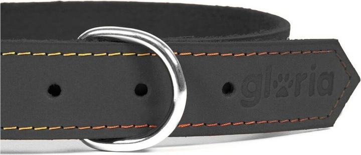 Produktbild Gloria Hundehalsband Oasis 45cm Schwarz (45 x 1,8 cm) (Nubukleder)