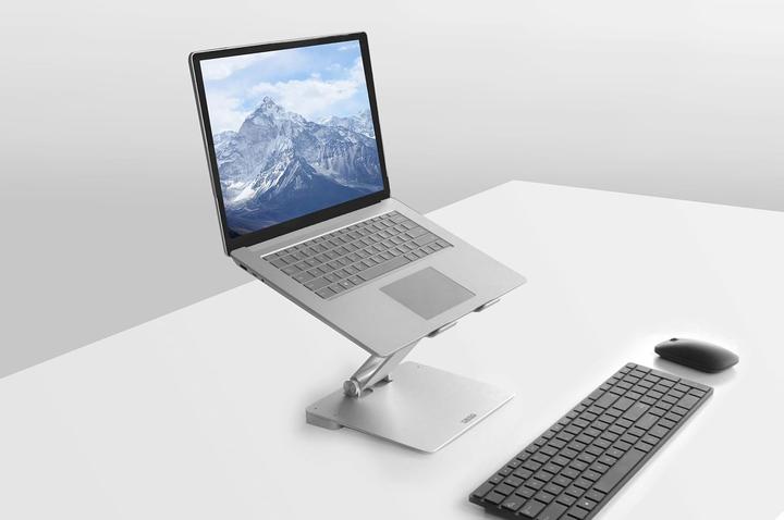 Actual product image Desq Fully Adjustable USB-C Docking Stand with Power Delivery and HDMI