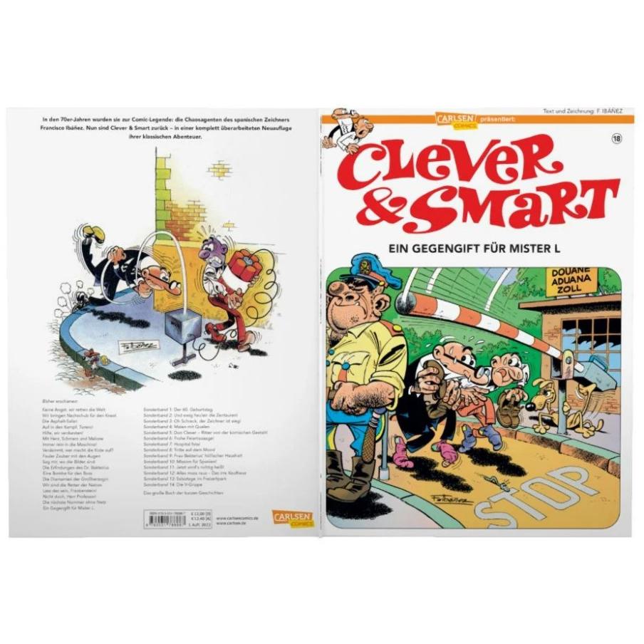 Thumbnail - Clever und Smart 18: Clever Smart 18, Belletristik von Francisco Ibáñez