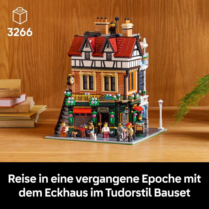Immagine prodotto LEGO Casa d'angolo in stile Tudor (10350, LEGO Icons, Set LEGO rari)