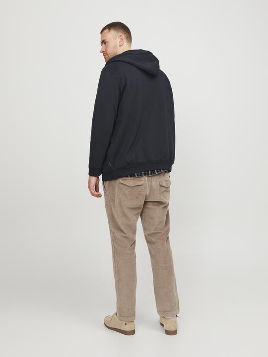 Produktbild Jack & Jones Plus Size Einfarbig Kapuzenpullover mit Reissverschluss Kapuzenpullover mit Reissverschluss (XXL)