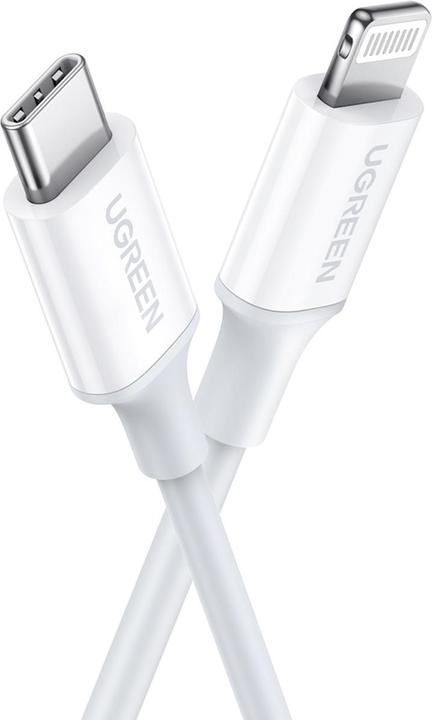 Produktbild Ugreen USB Typ C – Lightning (0.50 m, USB 2.0, 18 W)