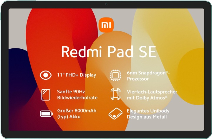 Actual product image Xiaomi Redmi Pad SE (WLAN only, 11", 128 GB, Mint green)