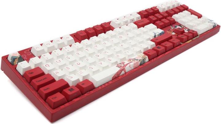 Actual product image Varmilo VEA108 Koi Gaming Keyboard, MX-Silent-Red, white LED - US Layout (US, Cable)