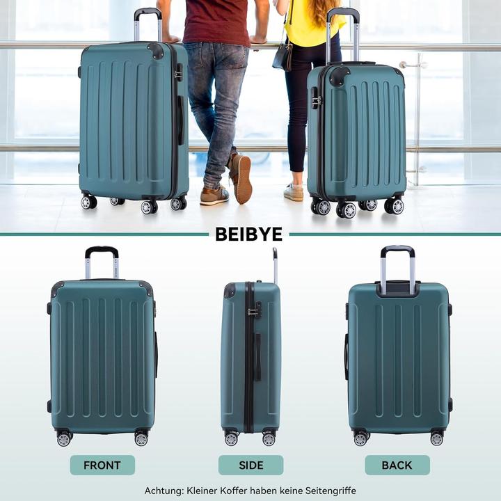 Produktbild Beibye Hartschalen Handgepäckkoffer mit Zwillingsrollen (38 l)