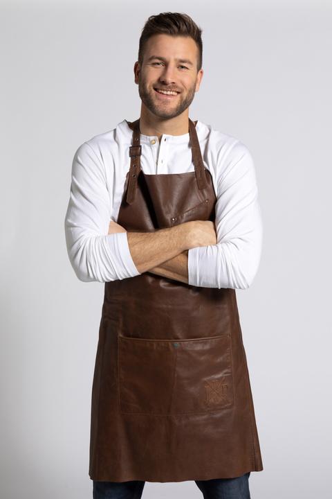 Image du produit JP1880 Tablier de cuisine ajustable, en véritable cuir de buffle Pull-Up (50, 52, 54, 56)