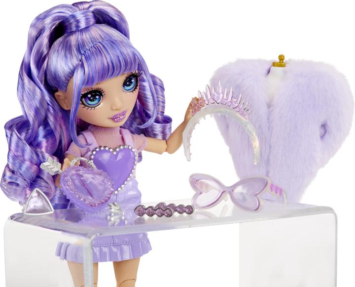 Actual product image Nobrand Rainbow High Crystal Fashion Doll Violet