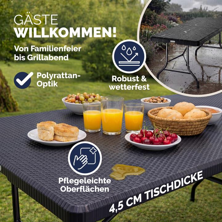 Produktbild Casaria Gartentisch