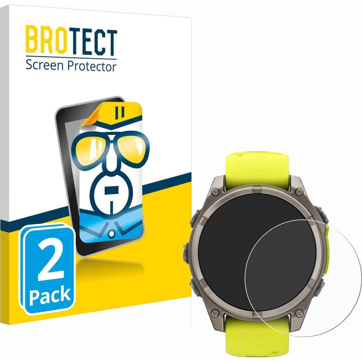 BROTECT Schutzfolie Displayschutz Displayschutzfolie Folie Klar Transparent, Smartwatch Schutzfolie, Transparent