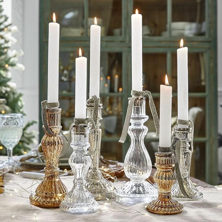 Immagine prodotto Loberon Set di 6 candelieri Quirène oro/chiaro