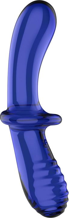 Actual product image Satisfyer Double Crystal Dildo Blue