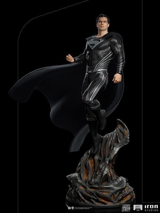 Immagine prodotto Iron Studios JUSTICE LEAGUE -Superman Tuta Nera -Statuetta Legacy Replica 1/4 69cm