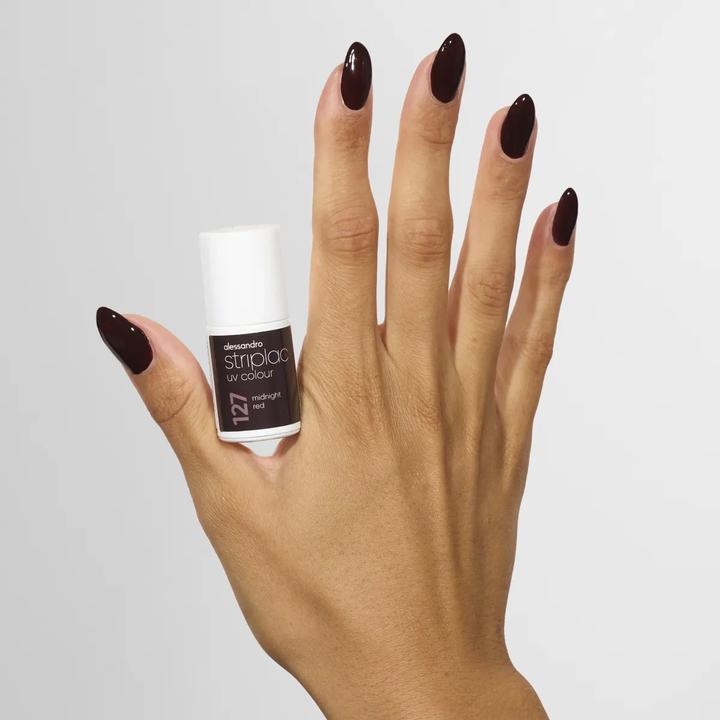 Immagine prodotto Alessandro ALESSAN Striplac UV Colour Midn Re 6.5ml (127 Rosso notte, Vernice UV gel)