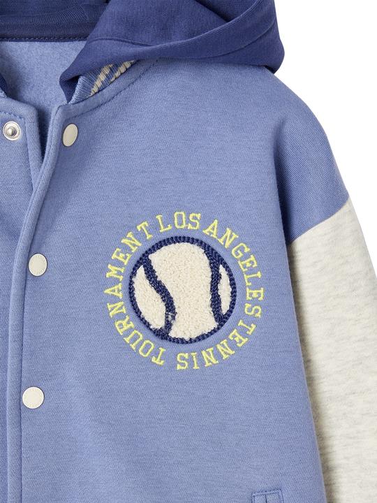 Produktbild Vertbaudet Jungen Kapuzensweatjacke im College-Style mit Recycling-Polyester (92)