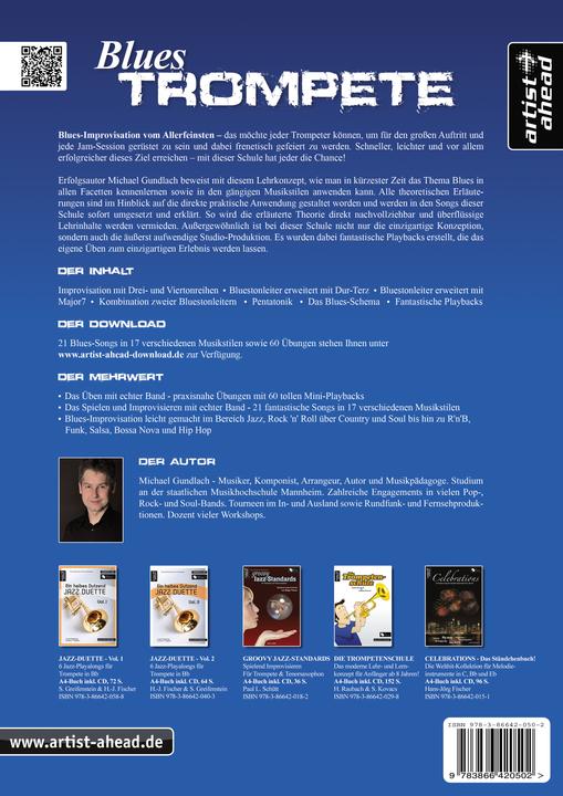 Image du produit Die aussergewöhnliche Schule für Blues-Trompete (Allemand, Michael Gundlach, 2021)
