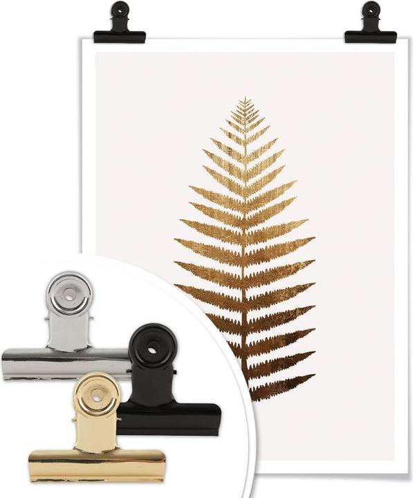 Produktbild Trenddeko Goldener Farn (100 x 120 cm)