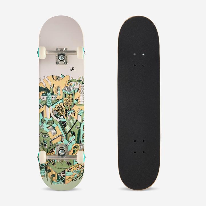 Produktbild Decathlon Skateboard Complete FSC Grösse 8" - CP100 Escher (8")