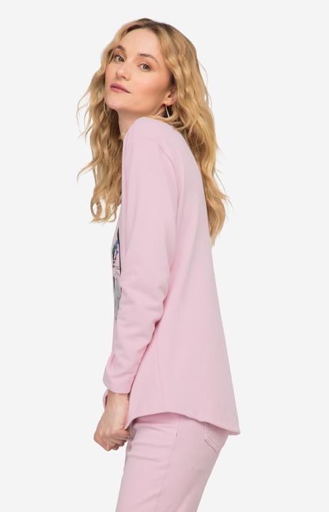 Produktbild Laurasøn Sweatshirt, oversized, Robben Print, Rundhals, Langarm (XL)